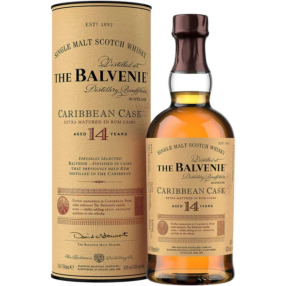 The Balvenie 14 Yr Caribbean Cask Single Malt Scotch Whisky