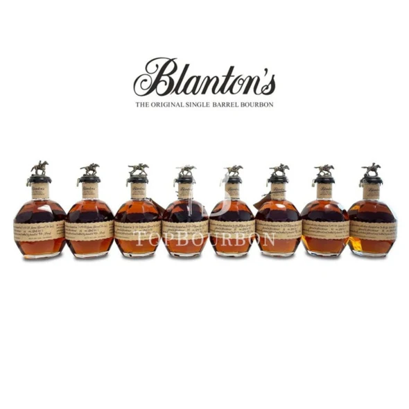 Blantons Complete Set Of 8 Single Barrel Stoppers 642 590x